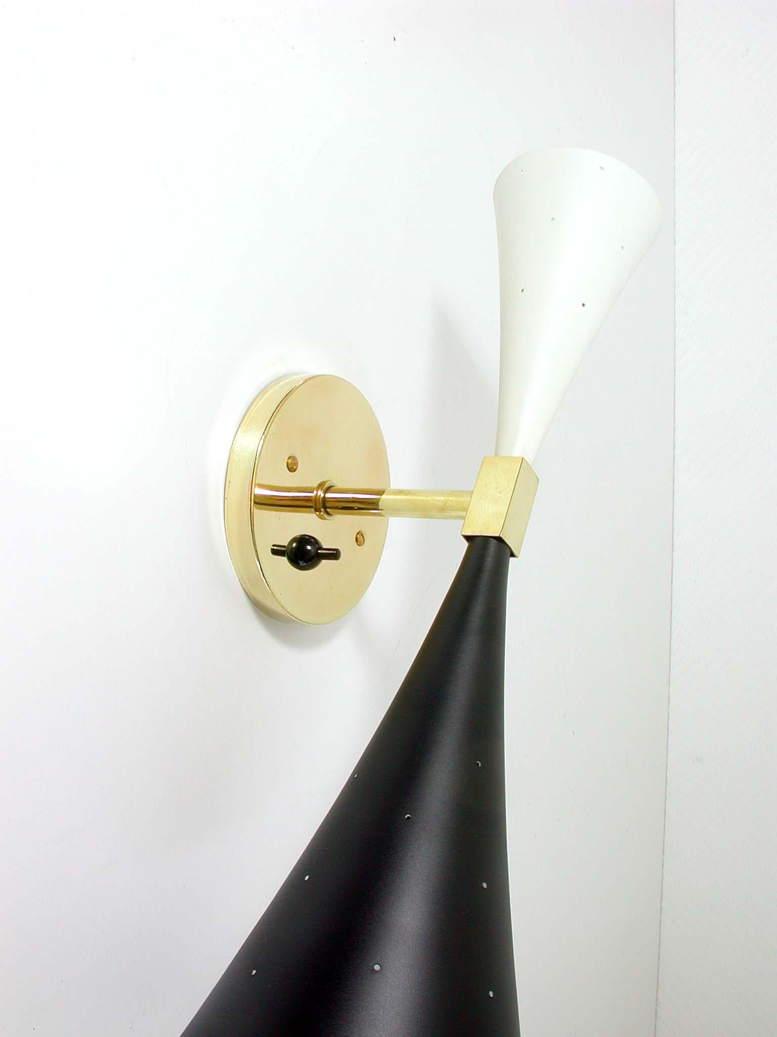 double cone sconce