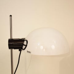 Midcentury Black and White Table Lamp Model Libellula by Harvey Guzzini, 1970s