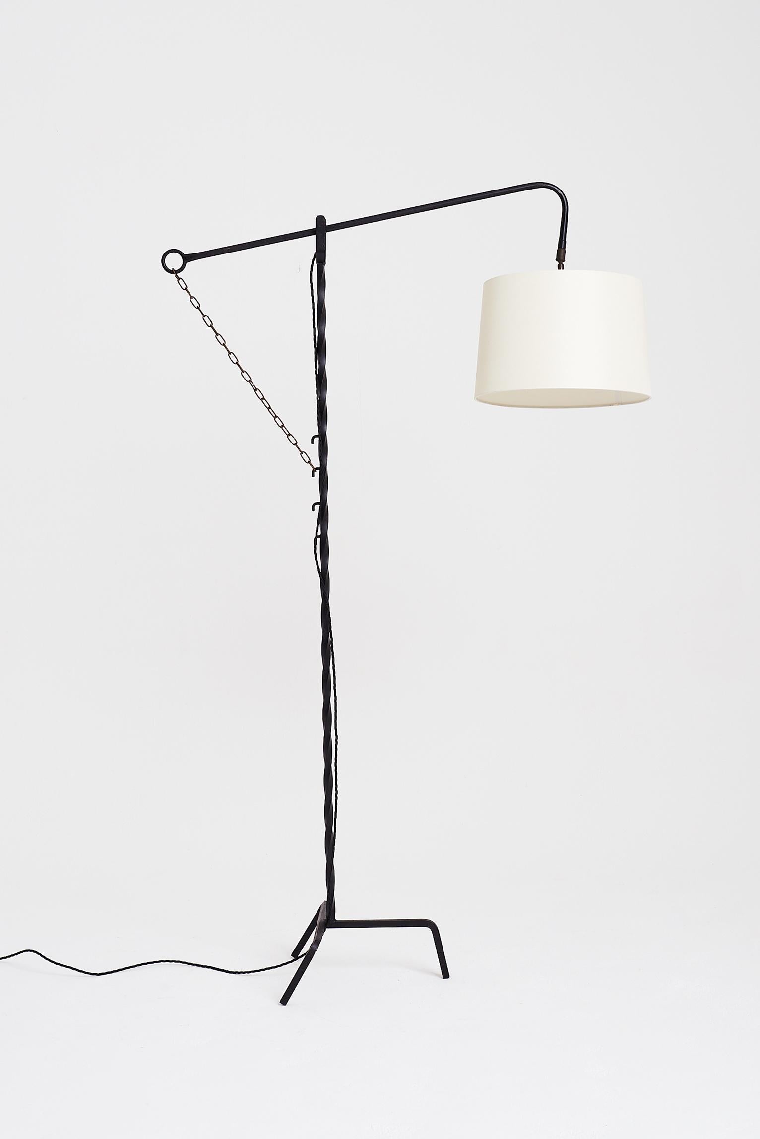 Mid-Century Modern Midcentury Black Floor Lamp