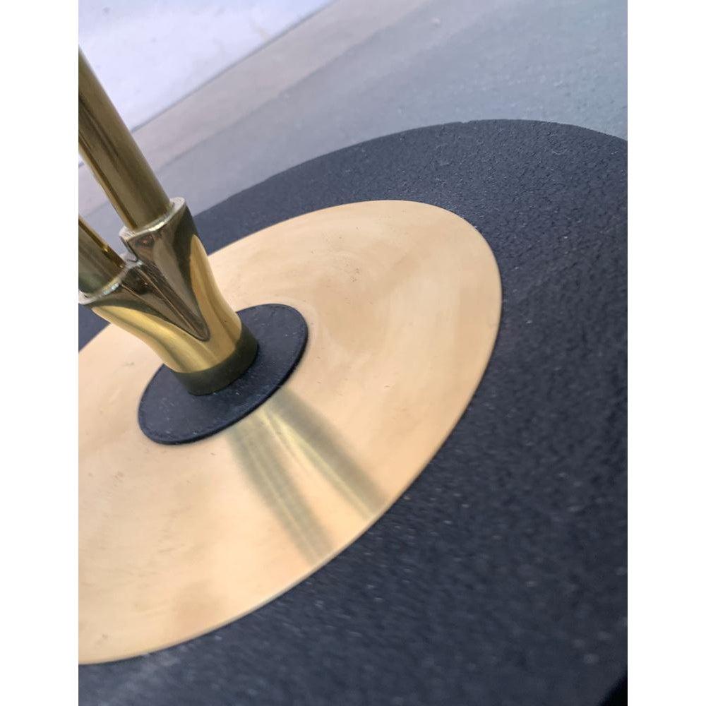 Mid-Century Black Floor Lamp in Metal and Plastic, 1960s For Sale 3