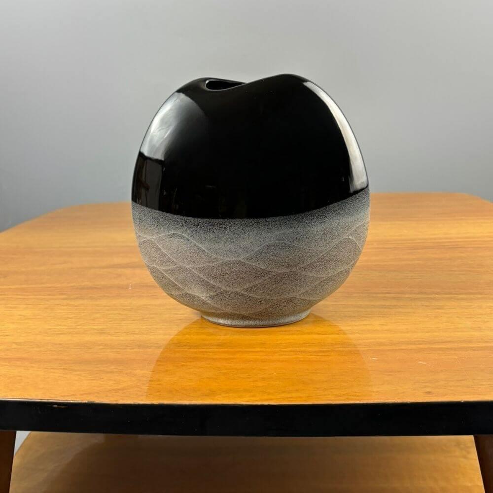 Mid-Century Modern Mid-century black-gray vase by Idea studio  For Sale