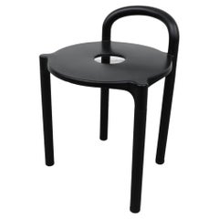 Schwarzer Polosessel aus der Mitte des Jahrhunderts von Anna Castelli für Kartell, 1970er Jahre