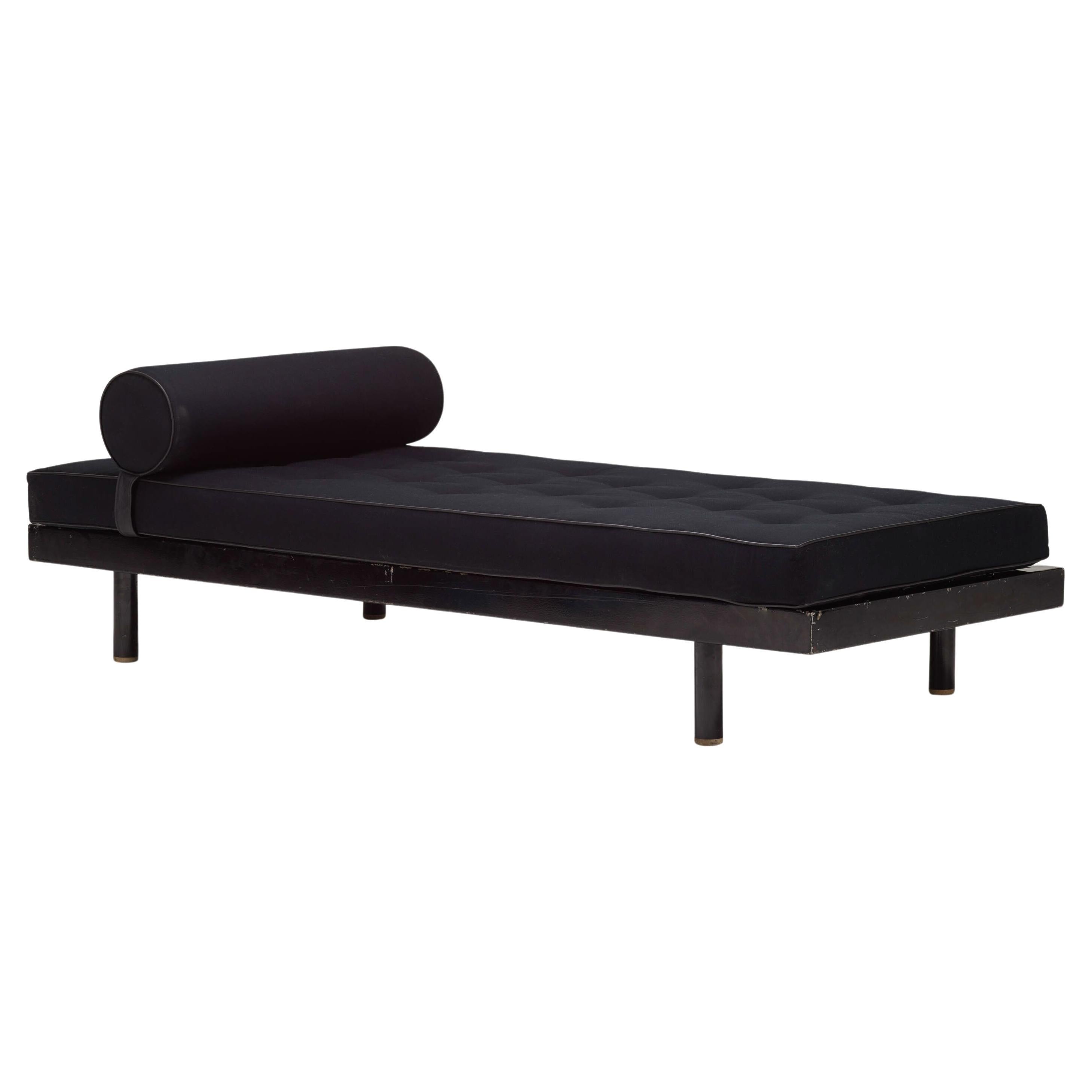 Mid Century Black S.C.A.L Daybed by Jean Prouvé Produced in France, 1950s 