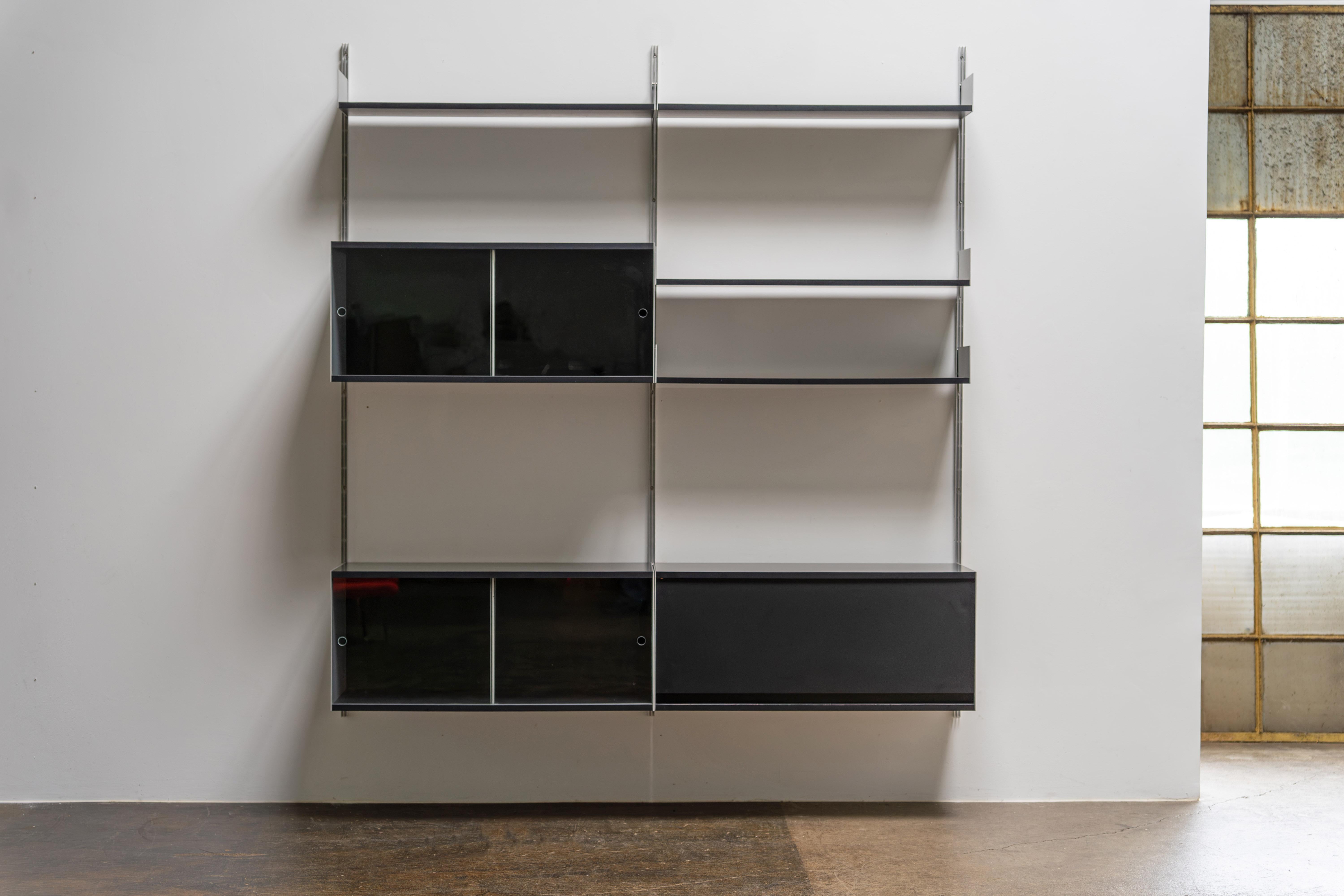 Mid-Century Modern Système d'étagères 2 de Dieter Rams Vitsoe, Model 606, années 1960 en vente
