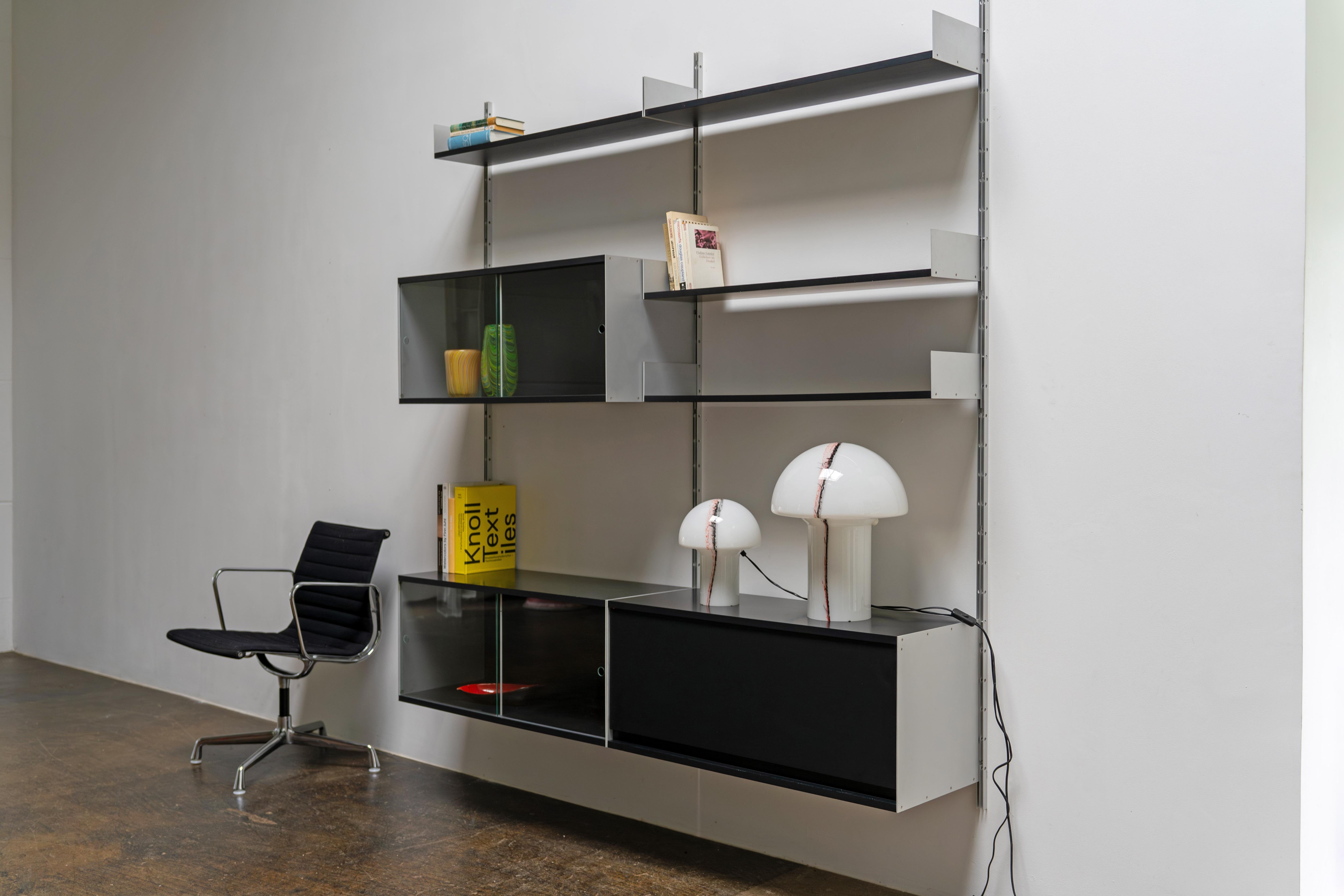 Aluminium Système d'étagères 2 de Dieter Rams Vitsoe, Model 606, années 1960 en vente