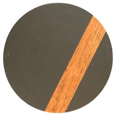 Untersetzer aus schwarzem Schiefer und Teakholz aus der Jahrhundertmitte von Harpswell House
