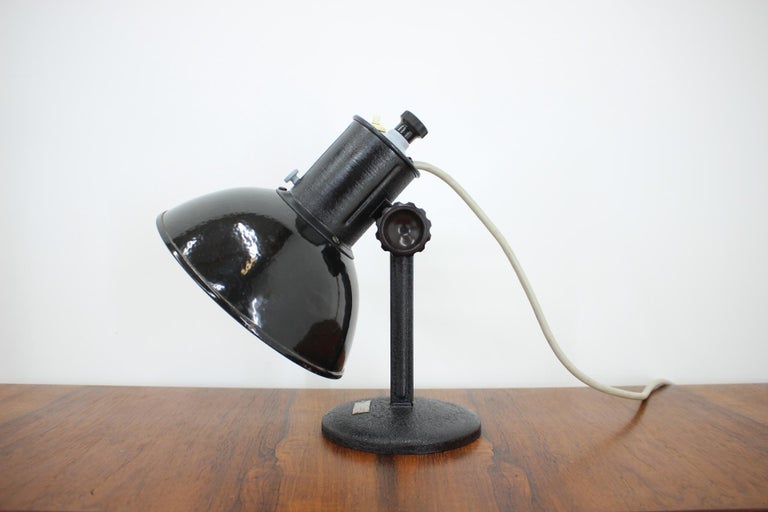 Mid-Century Modern Midcentury Black Table Lamp, 1970s For Sale