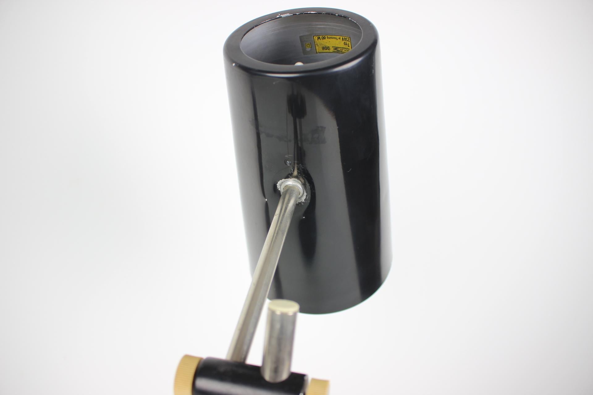 Milieu du XXe siècle Lampe de table noire mi-siècle, années 1970 en vente