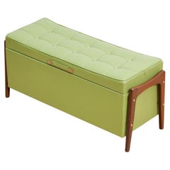 Mid Century Blanket Chest Storage Bench by Elliots of Newbury