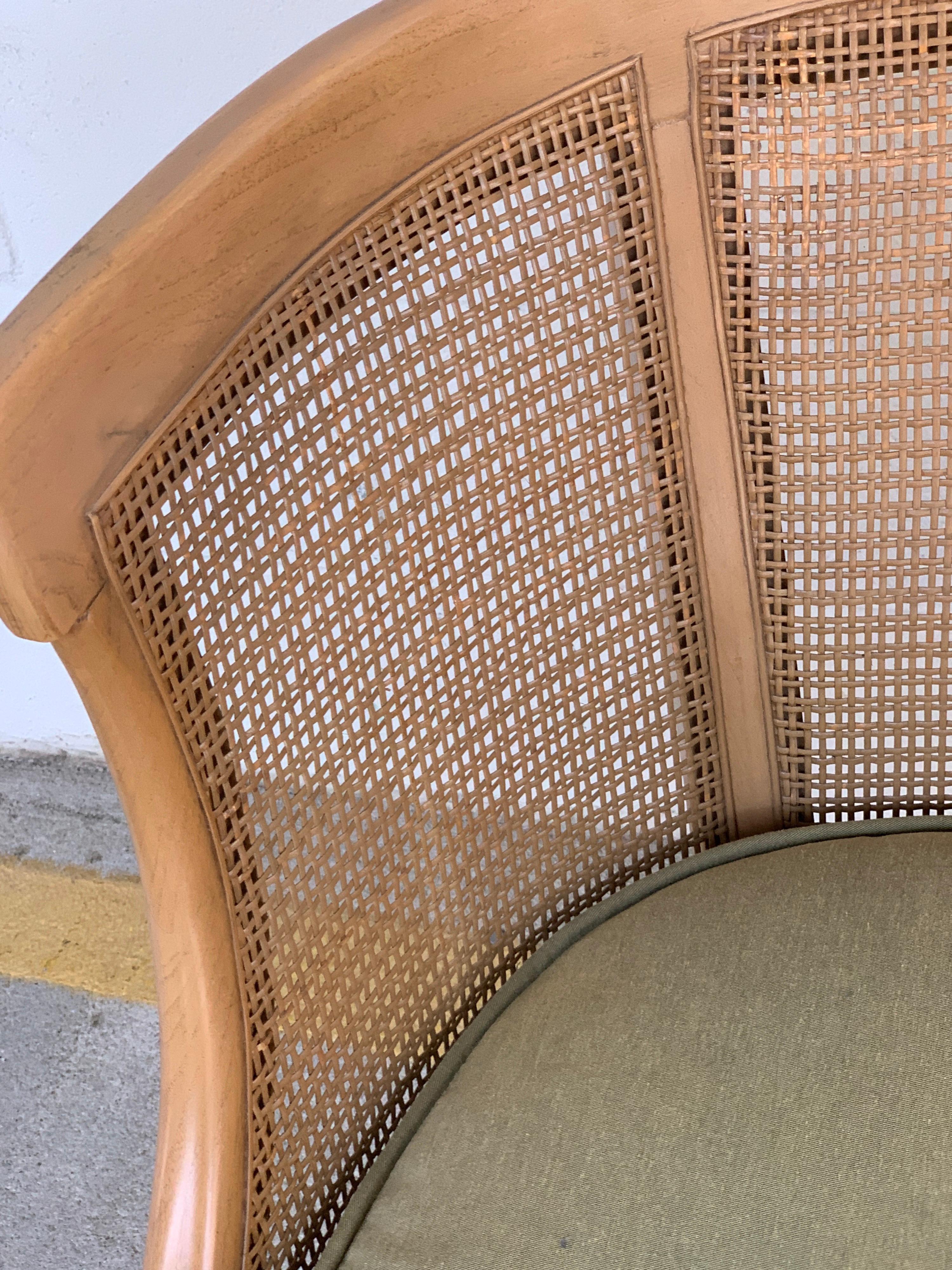 mid century barrel back chair