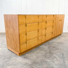 Midcentury Bleached Mahogany Dresser Sideboard Hickory Manufacturing NC, 1983