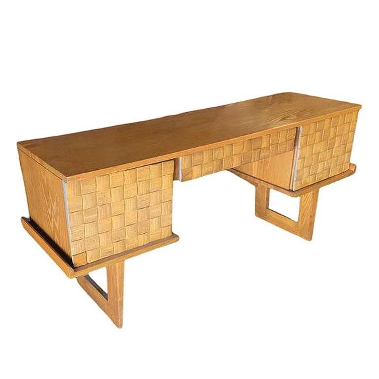 Restored Mid-century bleached oak 
