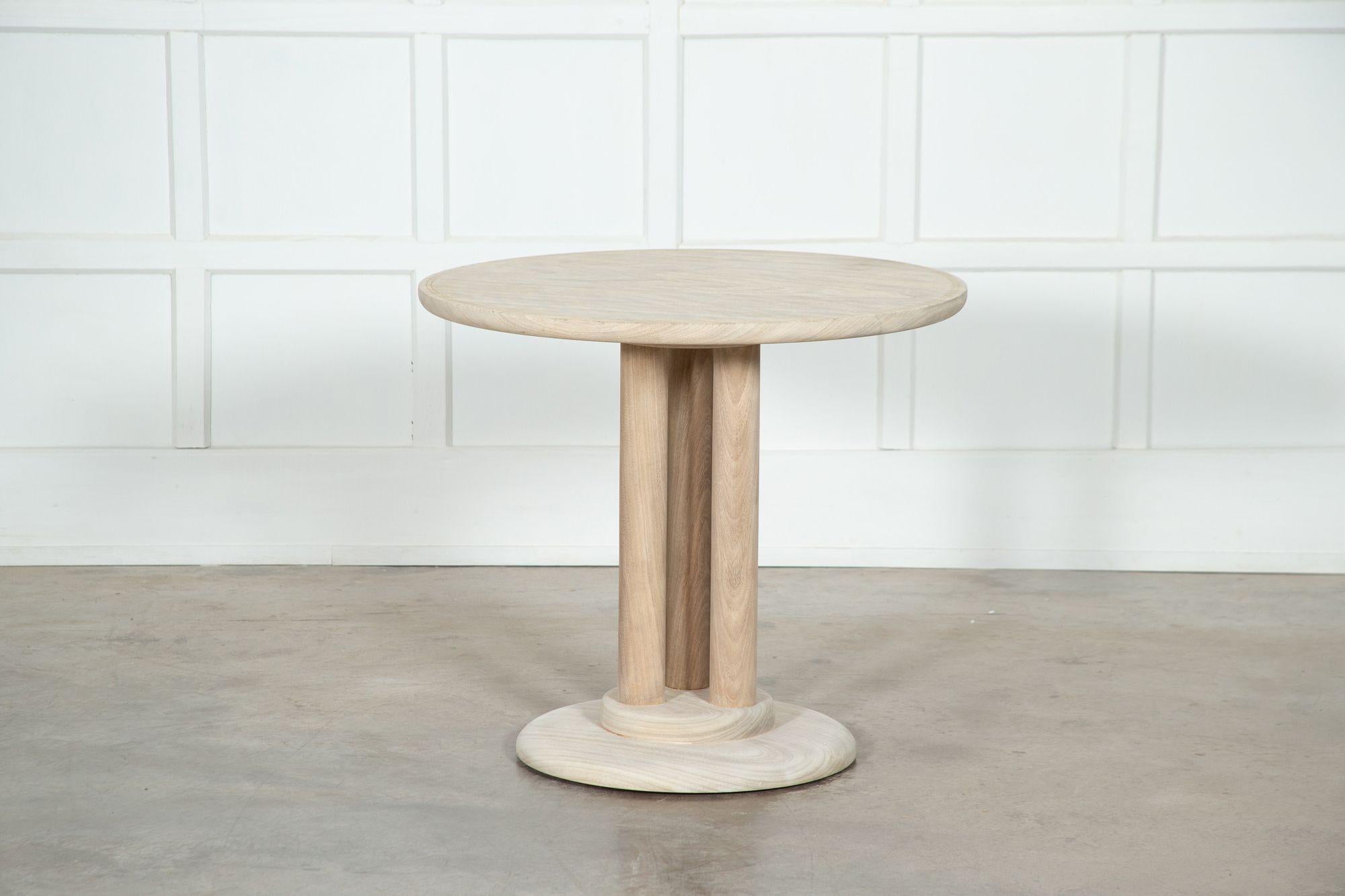 Midcentury Bleached Teak Occasional Table For Sale 3