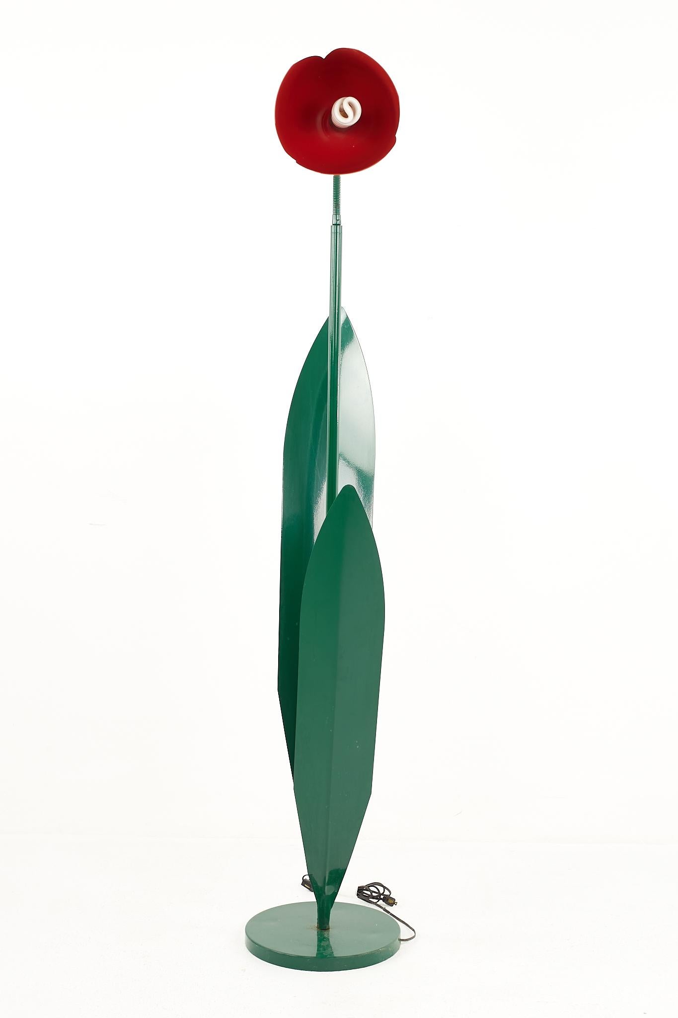 Peter Bliss Pop Art Postmodern Tulip Floor Lamp

The lamp measures: 16 wide x 12 deep x 64.5 inches high

We take our photos in a controlled lighting studio to show as much detail as possible. We do not photoshop out blemishes. 

We keep you fully