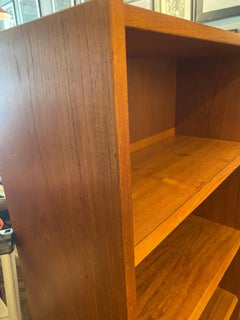 Mid-Century Blond Walnut Bookcase