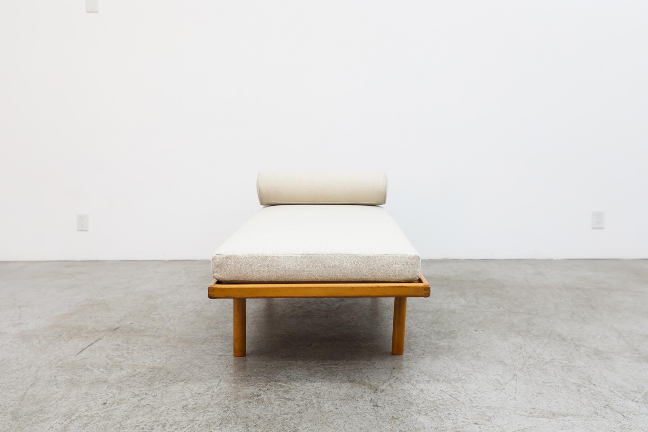 Dutch Mid-Century Blonde Charlotte Perriand Inspired Daybed