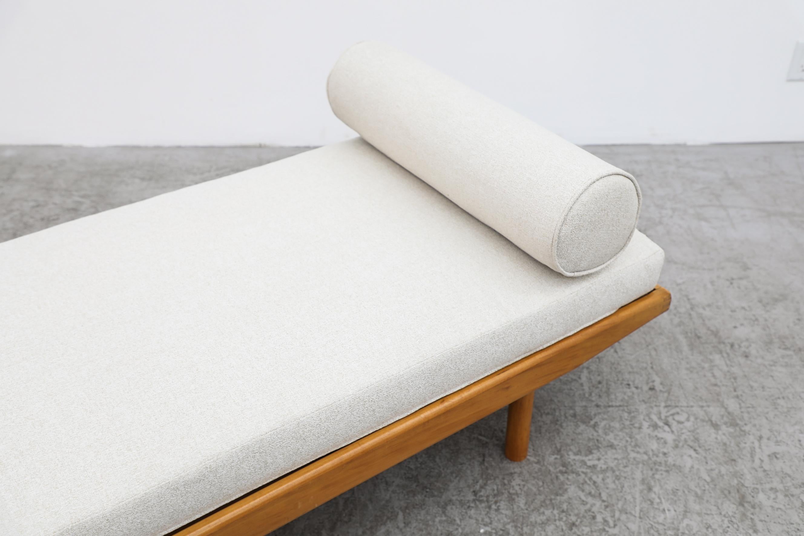 Upholstery Mid-Century Blonde Charlotte Perriand Inspired Daybed