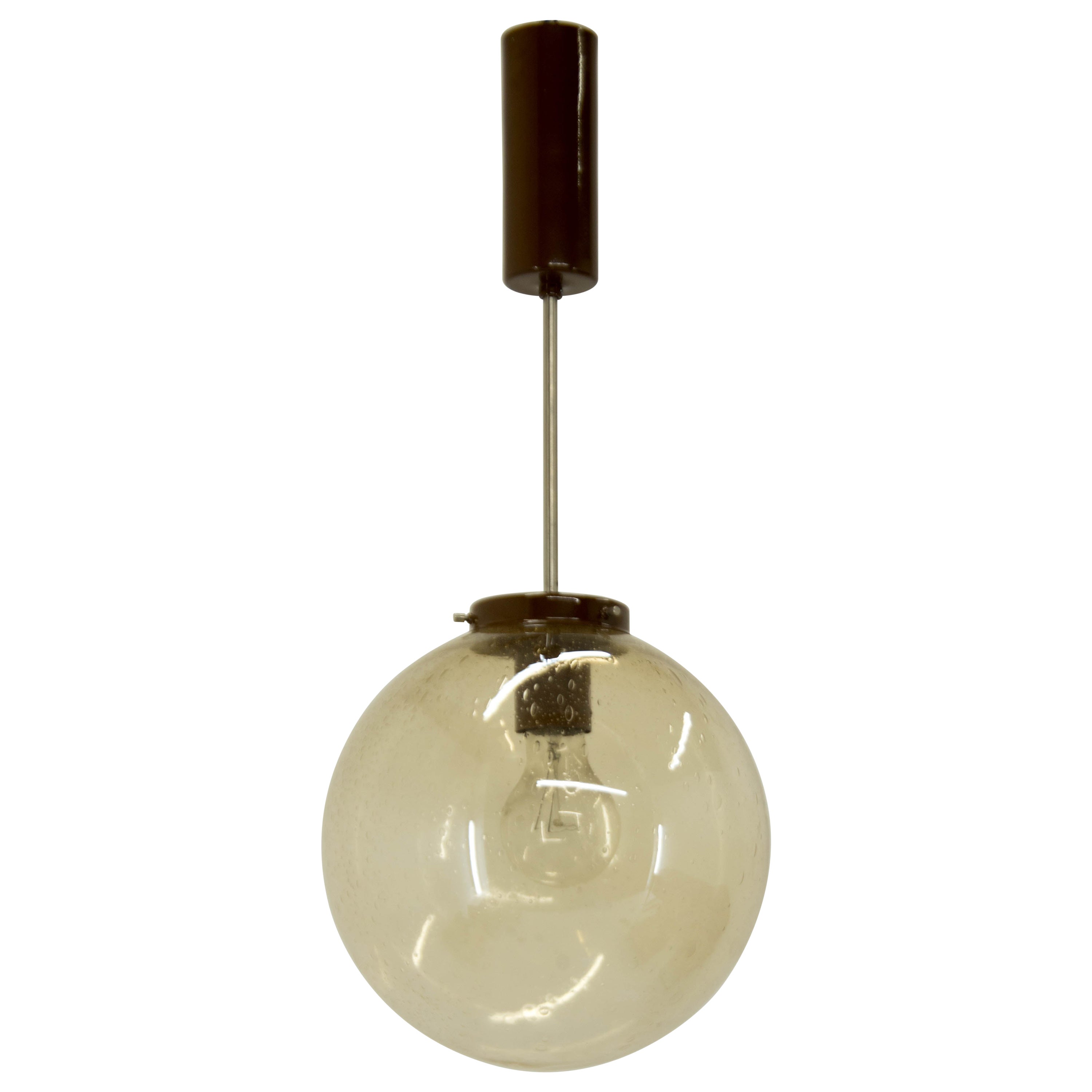 Mid-Century Blown Glass Pendant, 1970s, Three Items Available