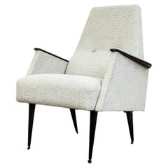 Mid Century Blue Armchair, Europe, 1960s