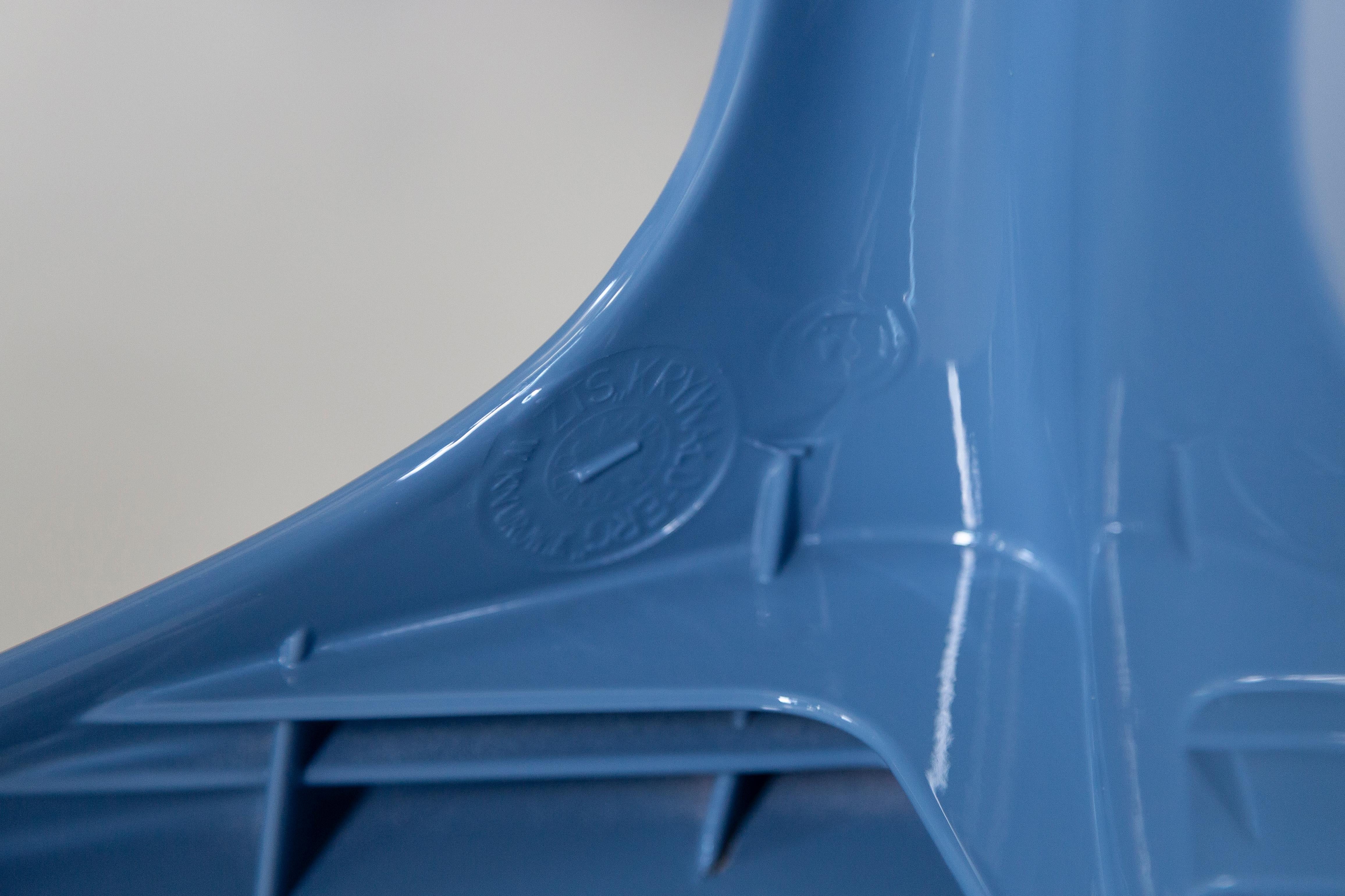 Mid Century Blue Cado Chair, Steen Østergaard, Europe, 1960s For Sale 4