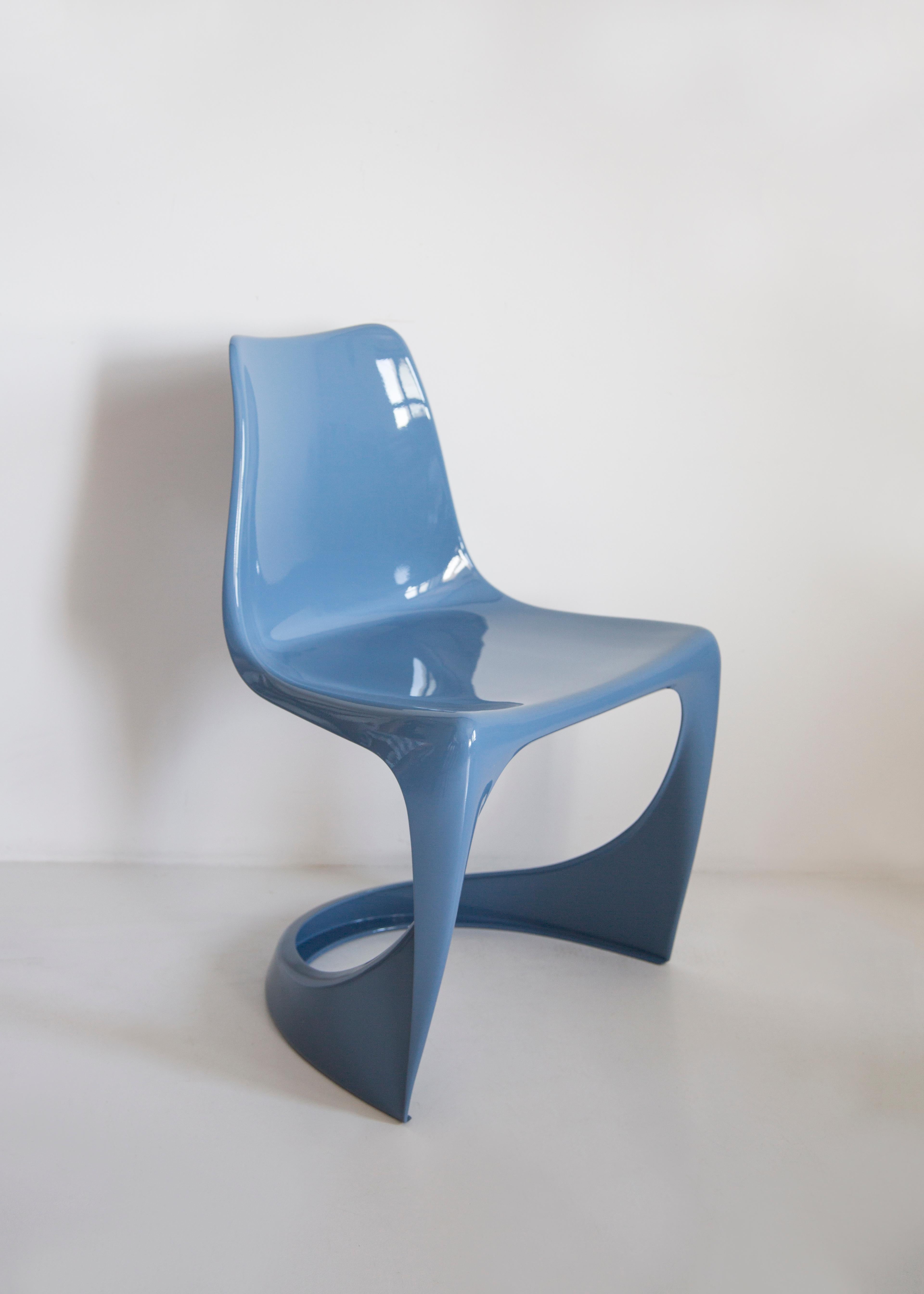 Mid Century Blue Cado Chair, Steen Østergaard, Europe, 1960s In Excellent Condition For Sale In 05-080 Hornowek, PL