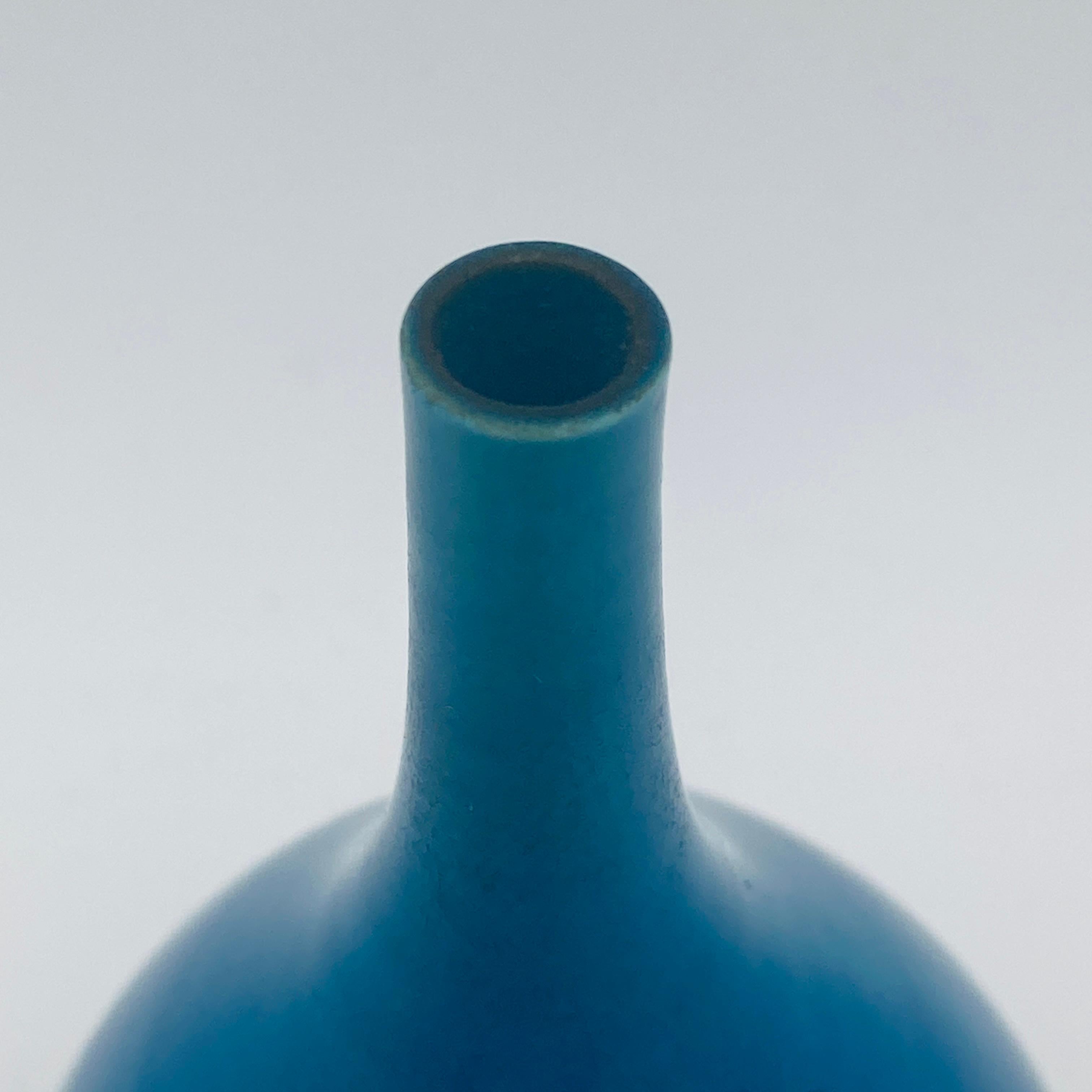 Metà XX secolo Vasi a goccia blu di metà secolo Carl-Harry Stålhane Rörstrand, Svezia, anni '60 in vendita