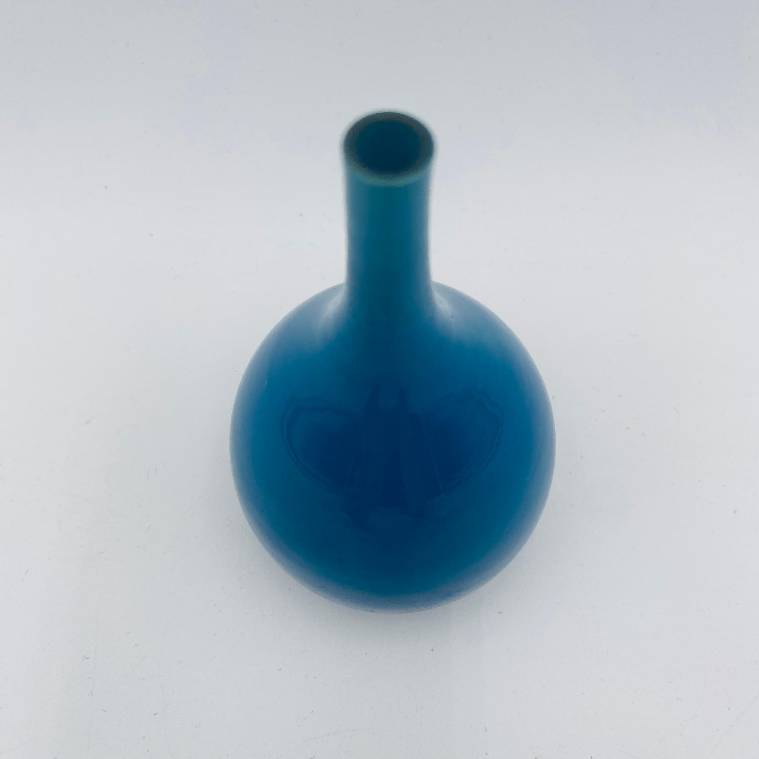 Ceramica Vasi a goccia blu di met�à secolo Carl-Harry Stålhane Rörstrand, Svezia, anni '60 in vendita