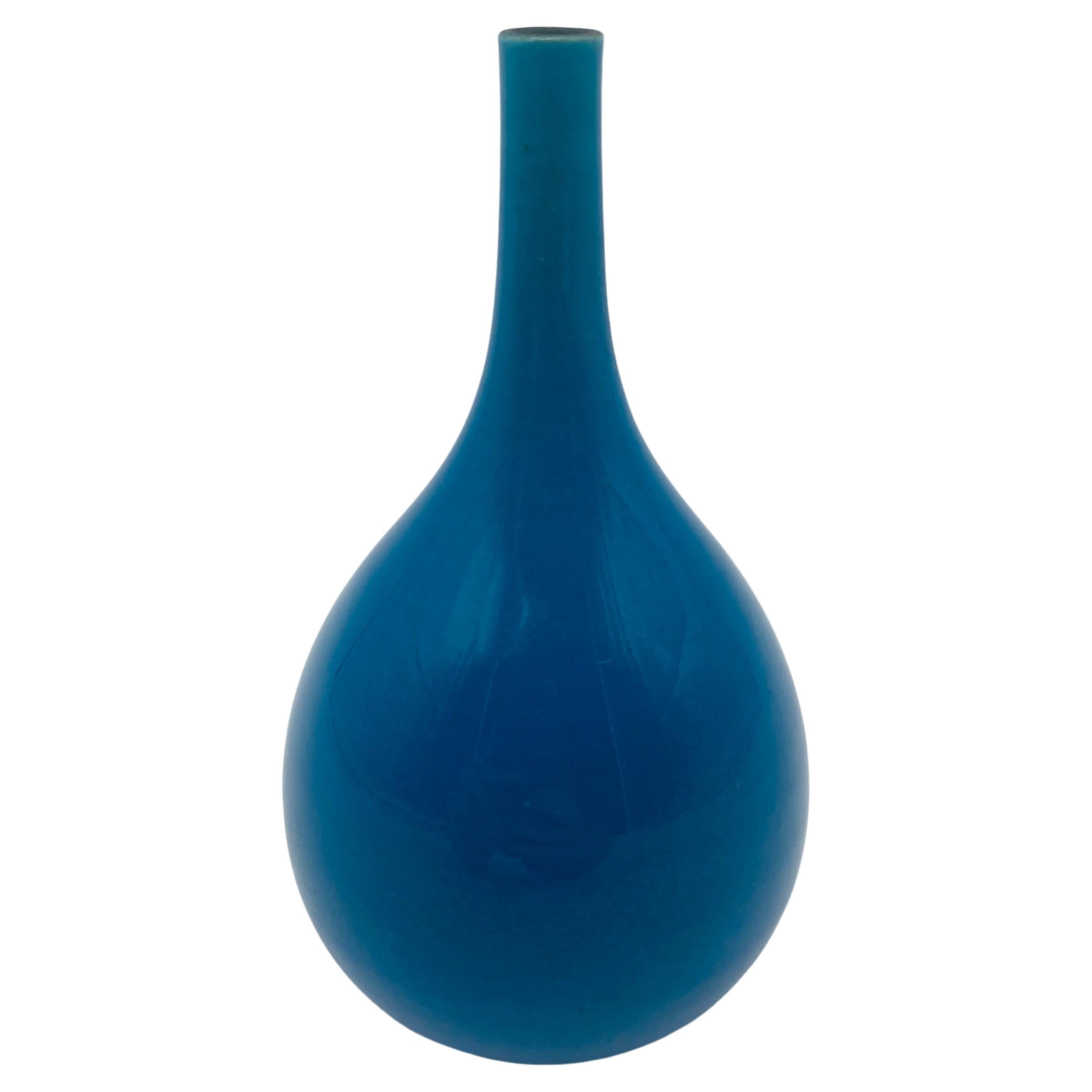 Vasi a goccia blu di metà secolo Carl-Harry Stålhane Rörstrand, Svezia, anni
60