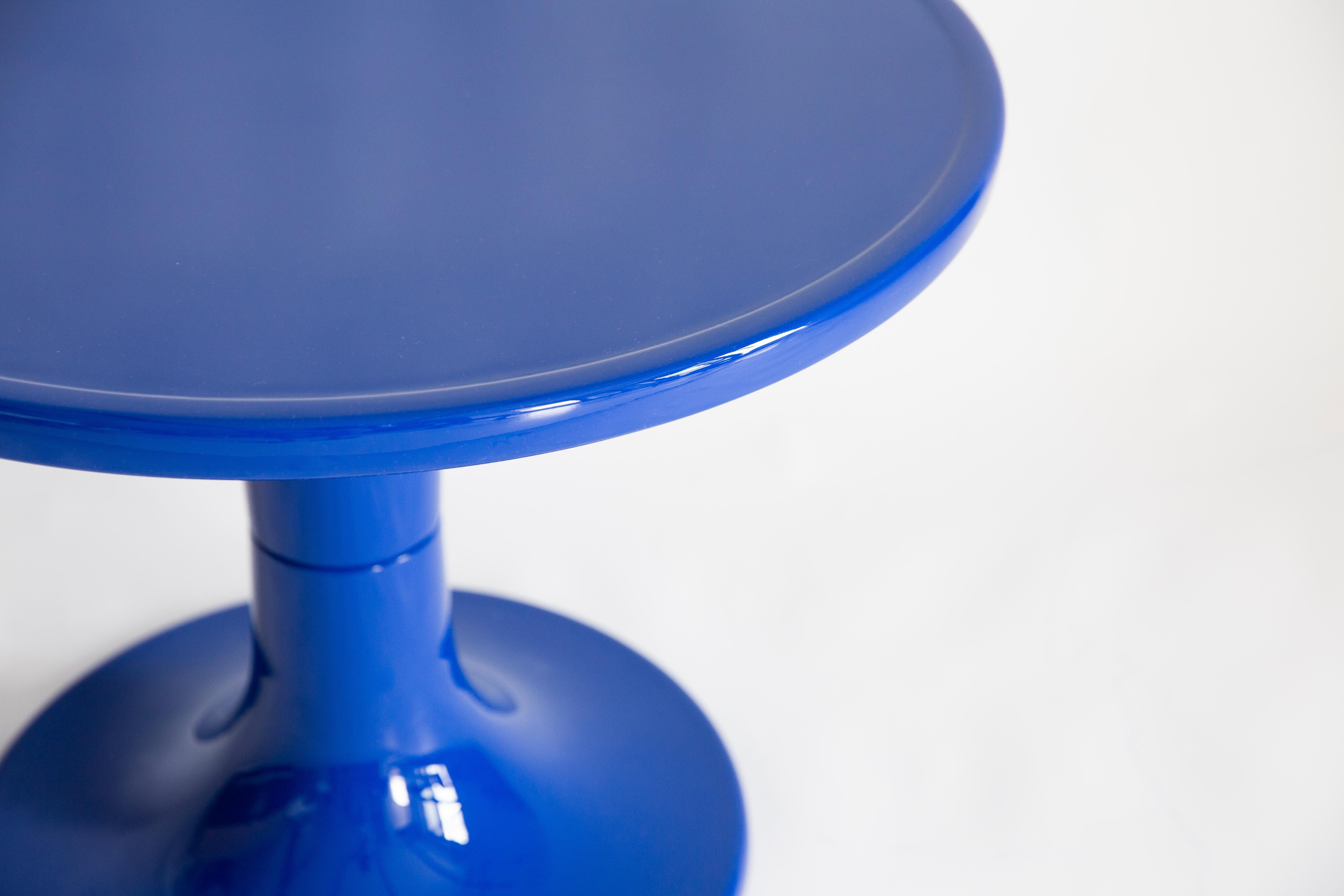 Table basse Kangourou bleu du milieu du siècle, par Ernst Moeckl, Allemagne, 1968 en vente 2