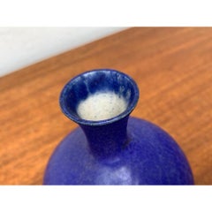 Mid-Century Blue Minimalist Vase, 1960s