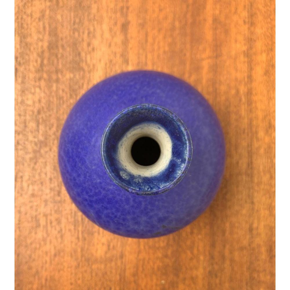 Mid-Century Blue Minimalist Vase, 1960s For Sale 2