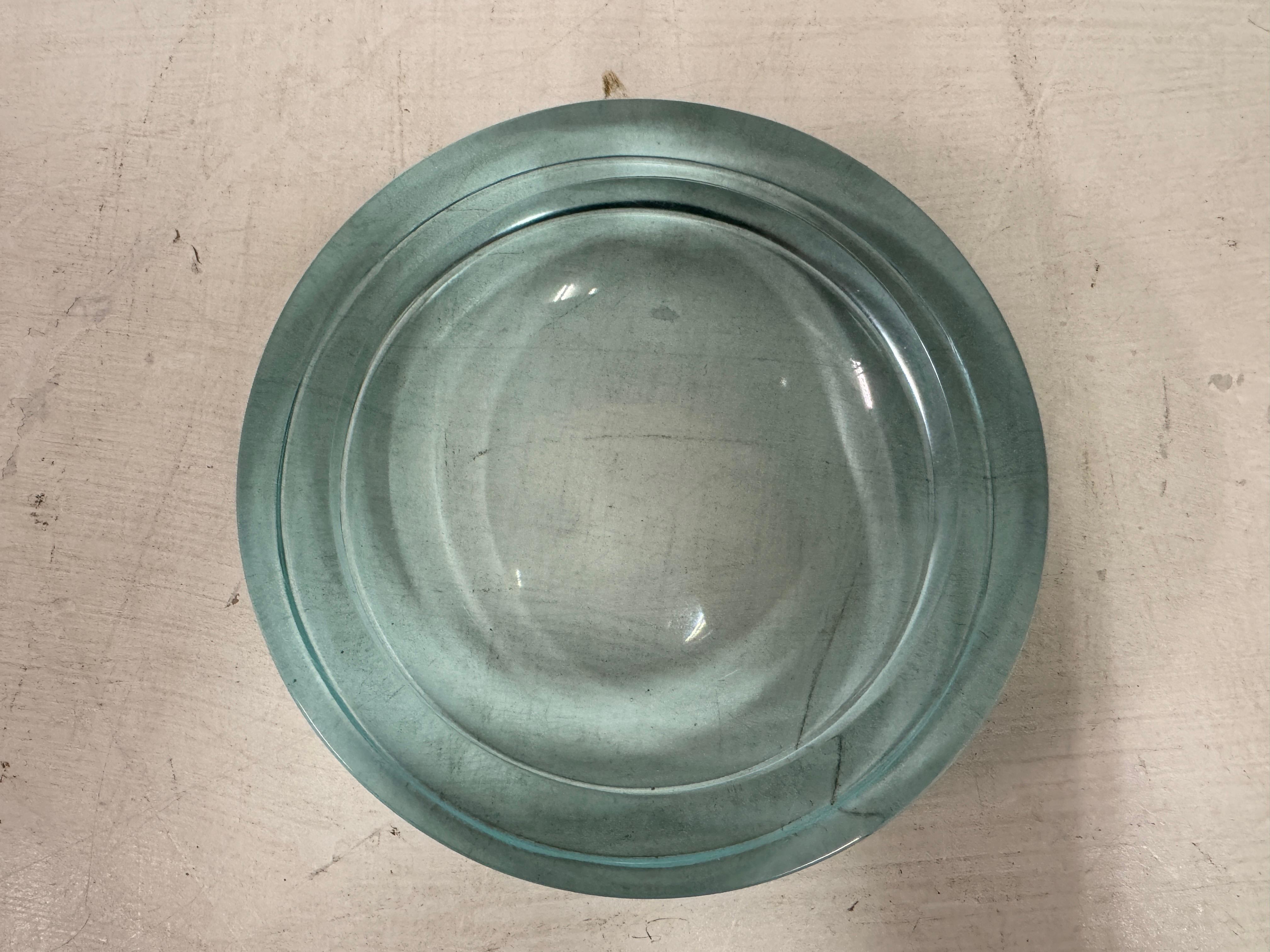 Mid Century Blue Murano Glass Dish In Good Condition For Sale In London, London
