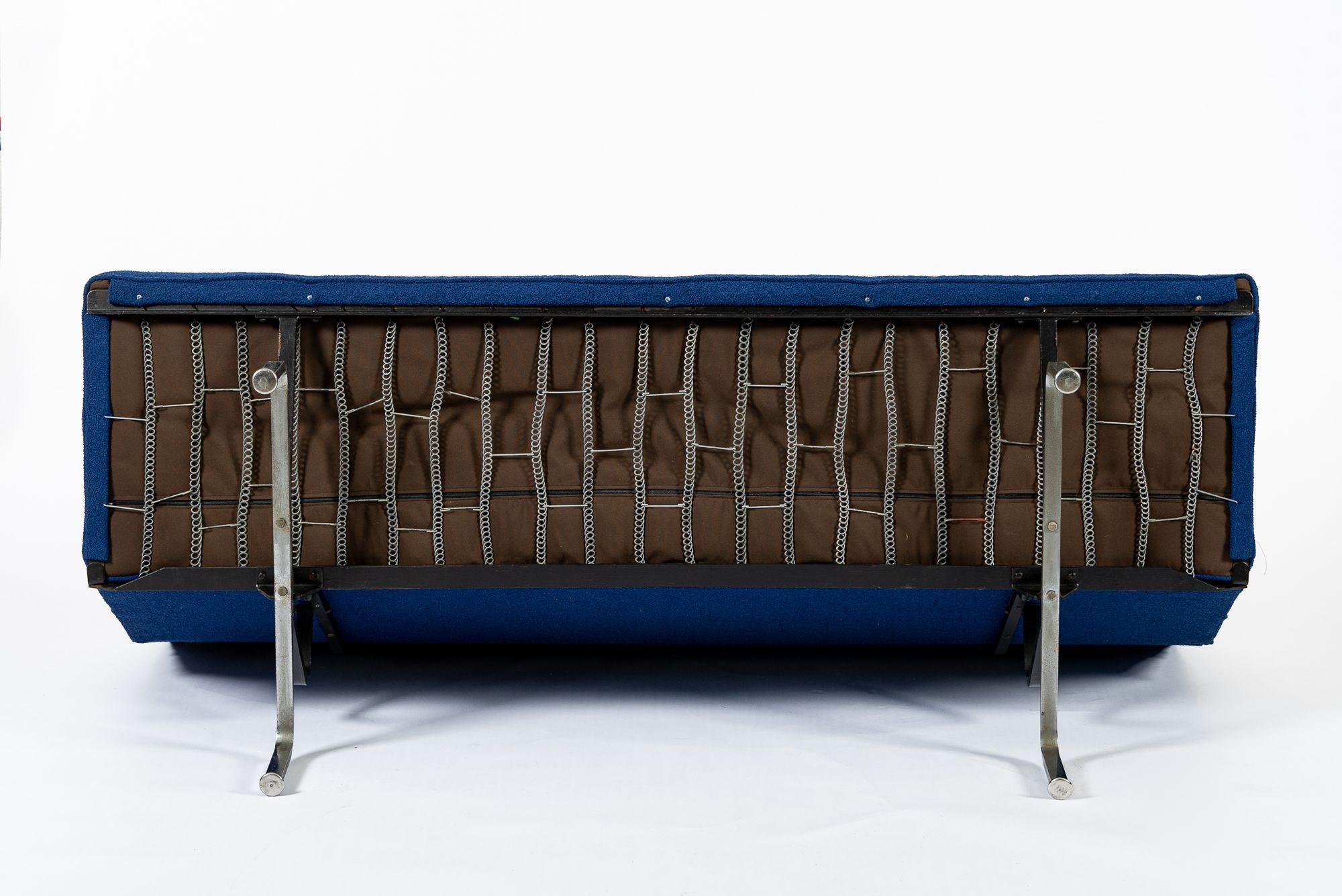 Divano blu di metà secolo Compact di Eames per Herman Miller anni '70 in vendita 3