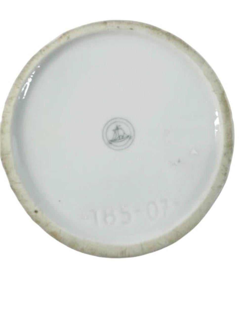 Mid Century Blue & White Porcelain 