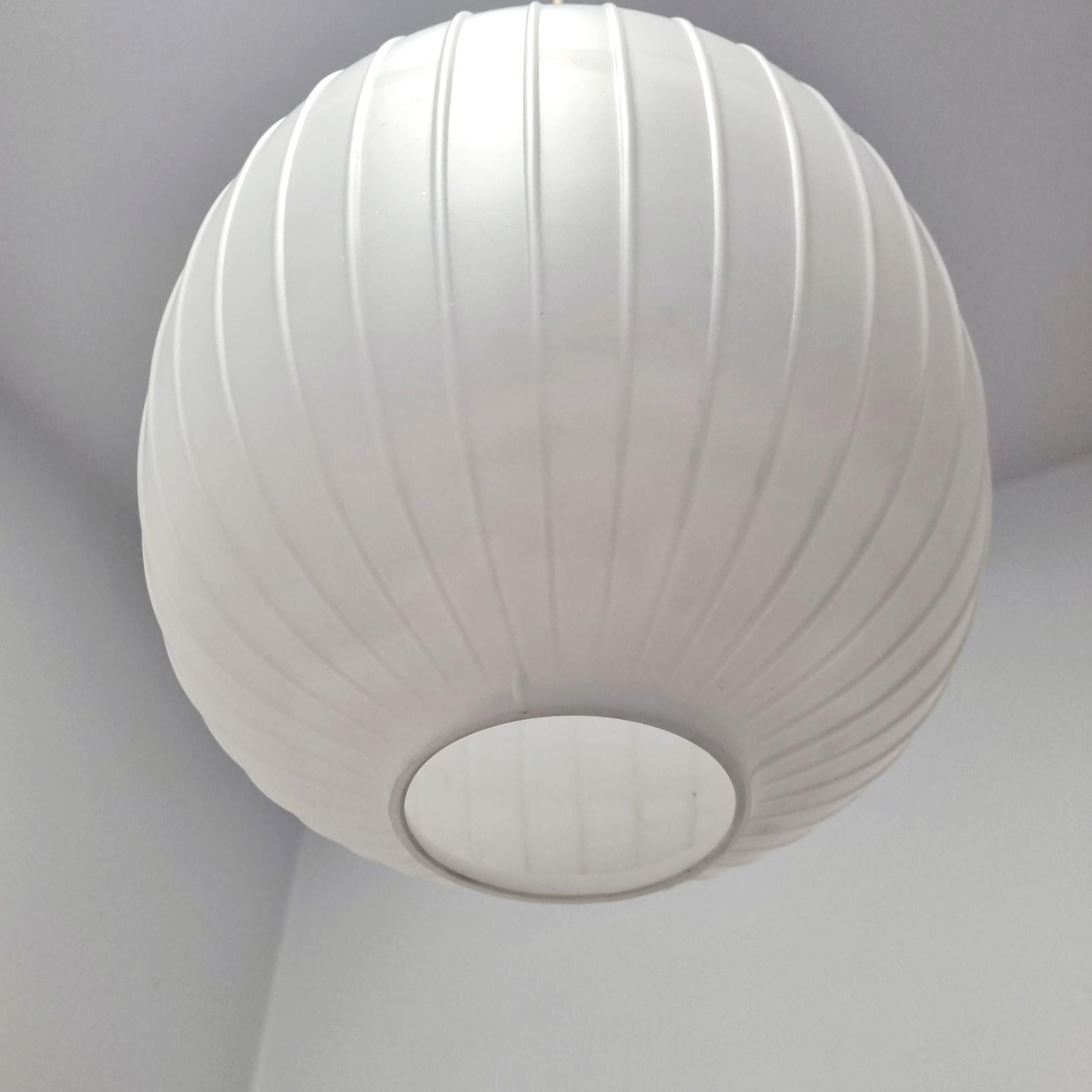 German Mid Century Bologna Pendant Lamp by Aloys Gangkofner for Peill & Putzler, 60s For Sale