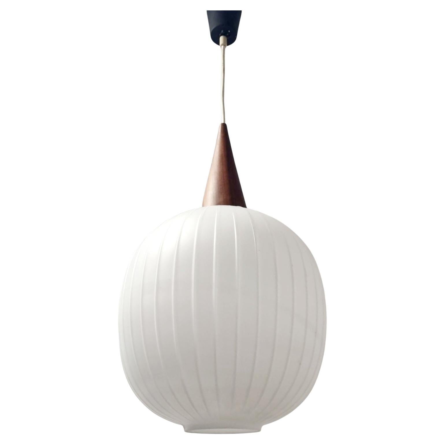 Mid Century Bologna Pendant Lamp by Aloys Gangkofner for Peill & Putzler, 60s For Sale