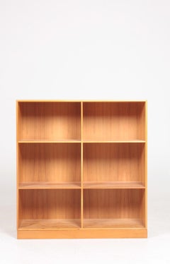 Midcentury Bookcase in Elm Designed by Mogens Koch, Danish Design