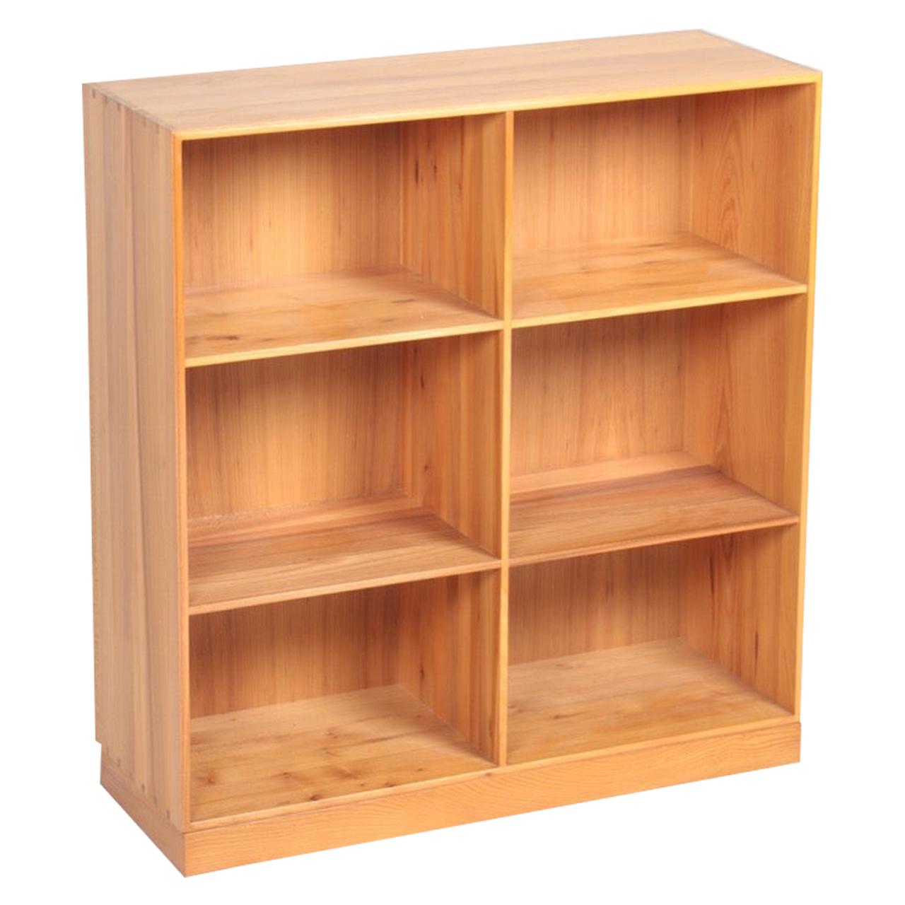 Midcentury Bookcase in Elm Designed by Mogens Koch, Danish Design