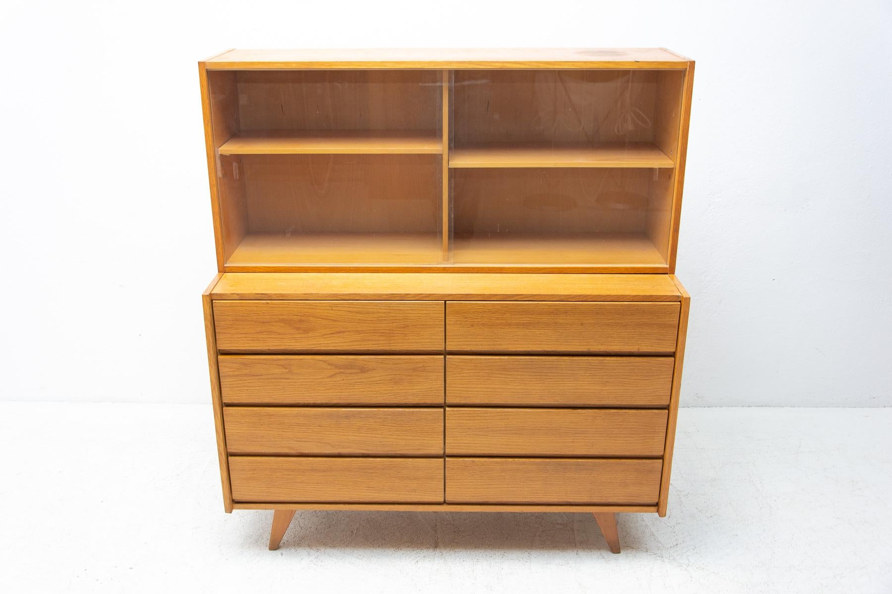 Mid Century Bücherregal U-453 von Jiří Jiroutek für Interier Praha, 1960er Jahre im Angebot 11