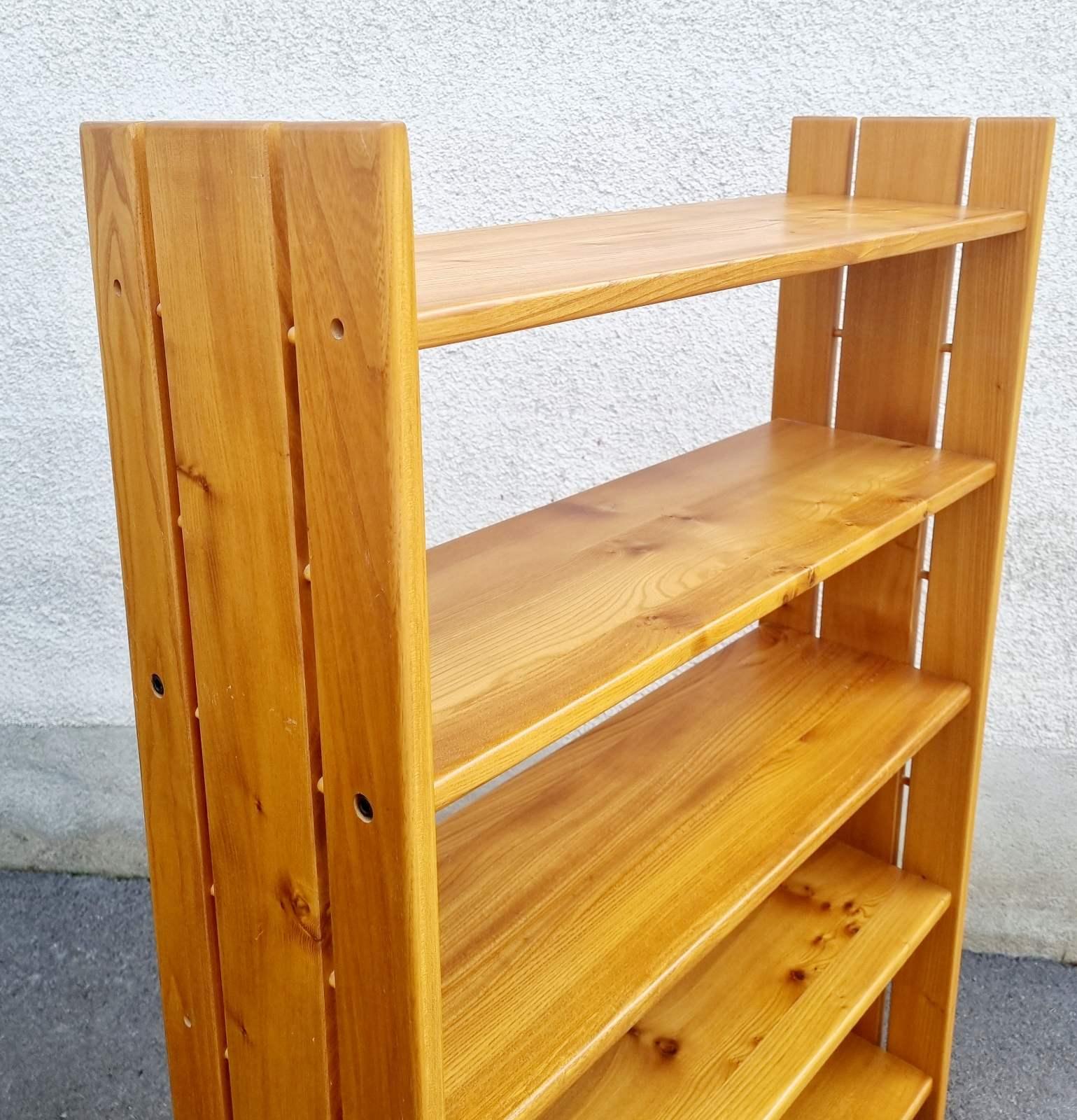 Mid Century Bookcases by Maison Regain, France 80s For Sale 4