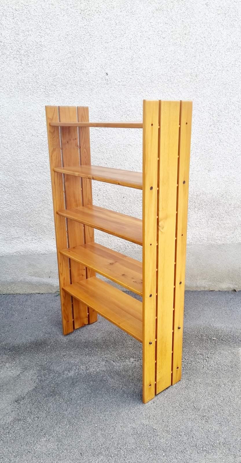 Mid Century Bookcases by Maison Regain, France 80s For Sale 5
