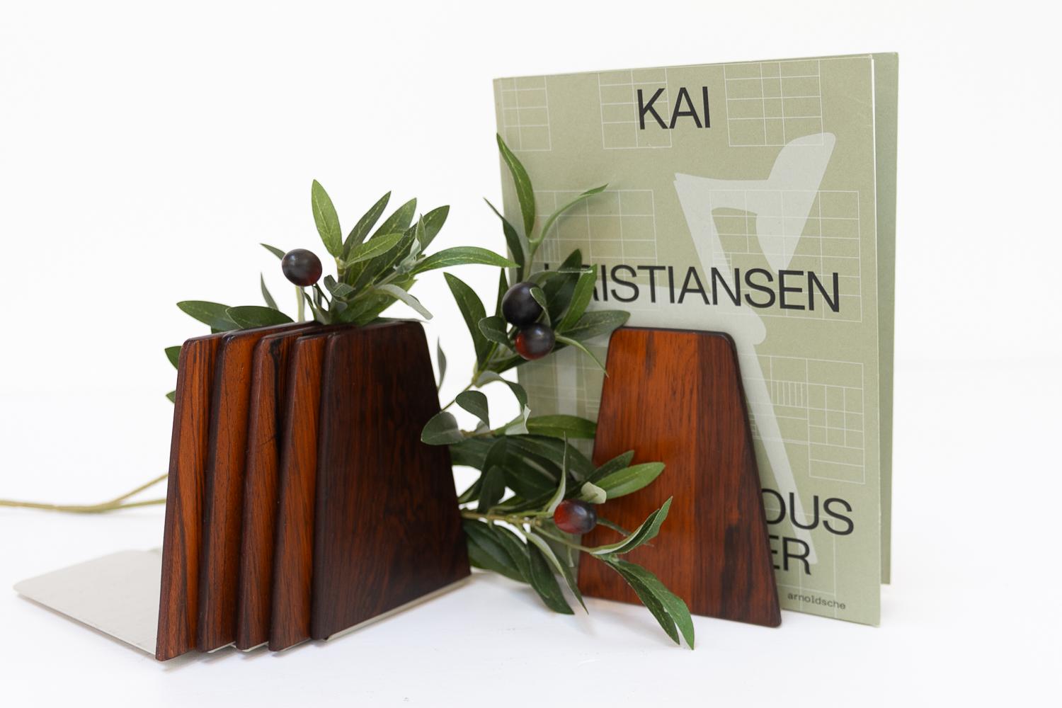 Mid-Century Bookends by Kai Kristiansen for FM 1960s, Set of 6. 5