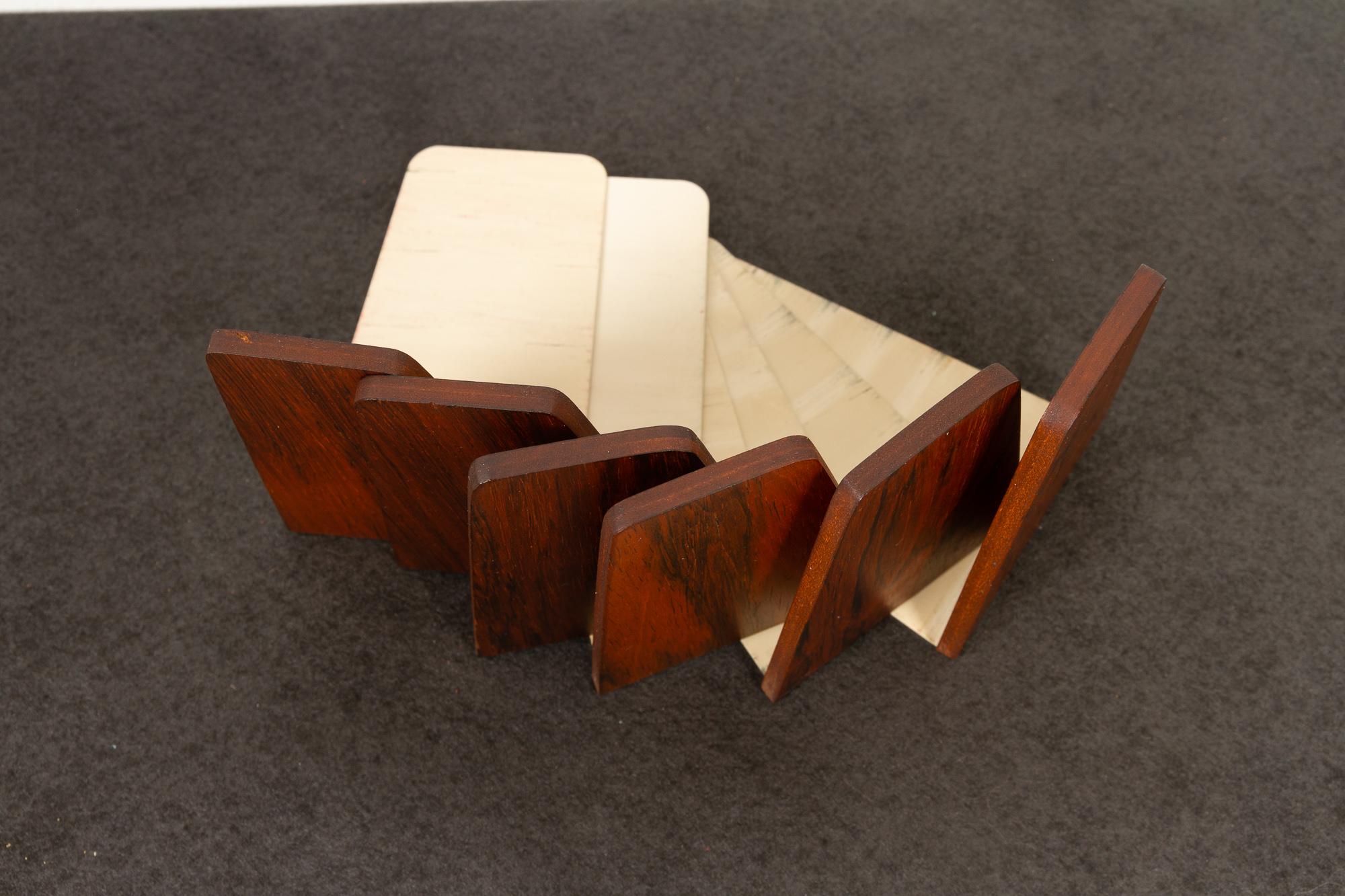 Mid-Century Bookends by Kai Kristiansen for FM 1960s, Set of 6 6