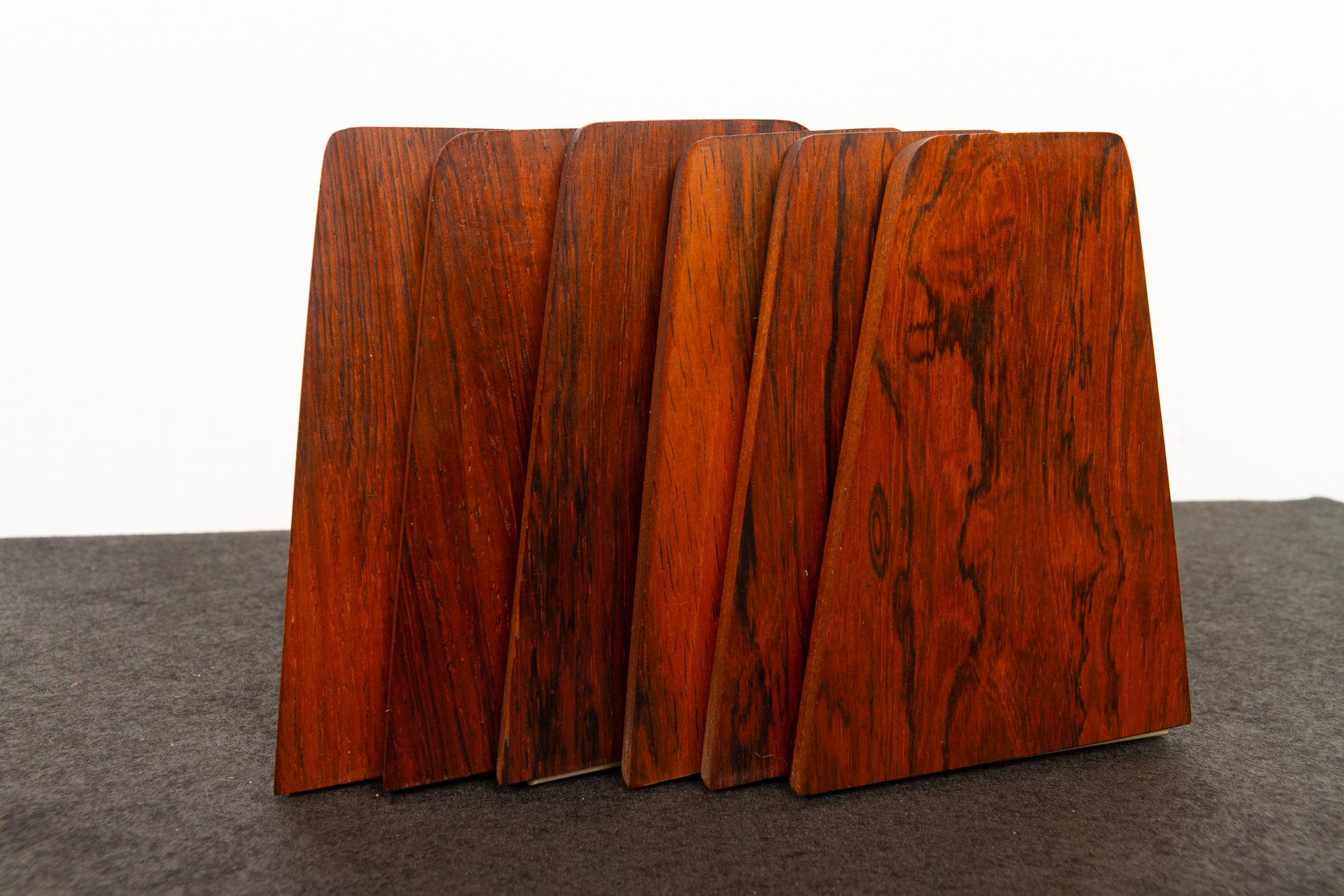 Mid-Century Bookends by Kai Kristiansen for FM 1960s, Set of 6 7