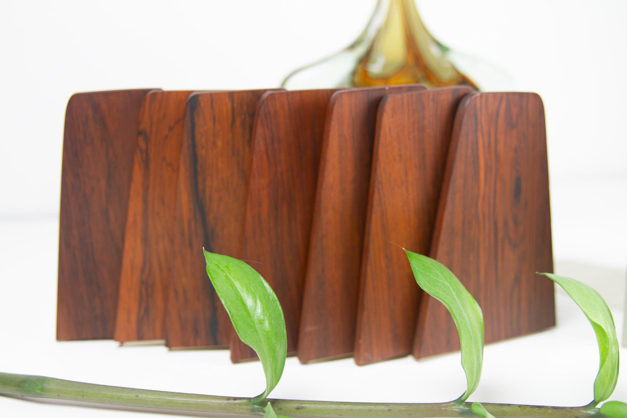 Mid-Century Bookends by Kai Kristiansen for FM 1960s, Set of 8 For Sale 3
