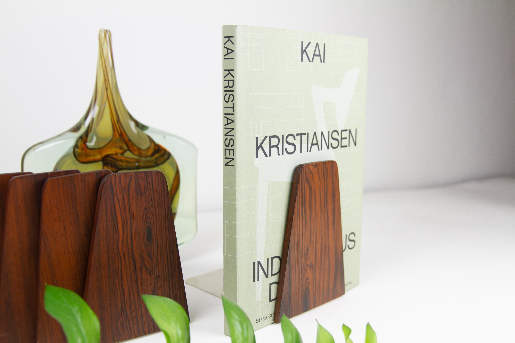 Mid-Century Bookends by Kai Kristiansen for FM 1960s, Set of 8 4