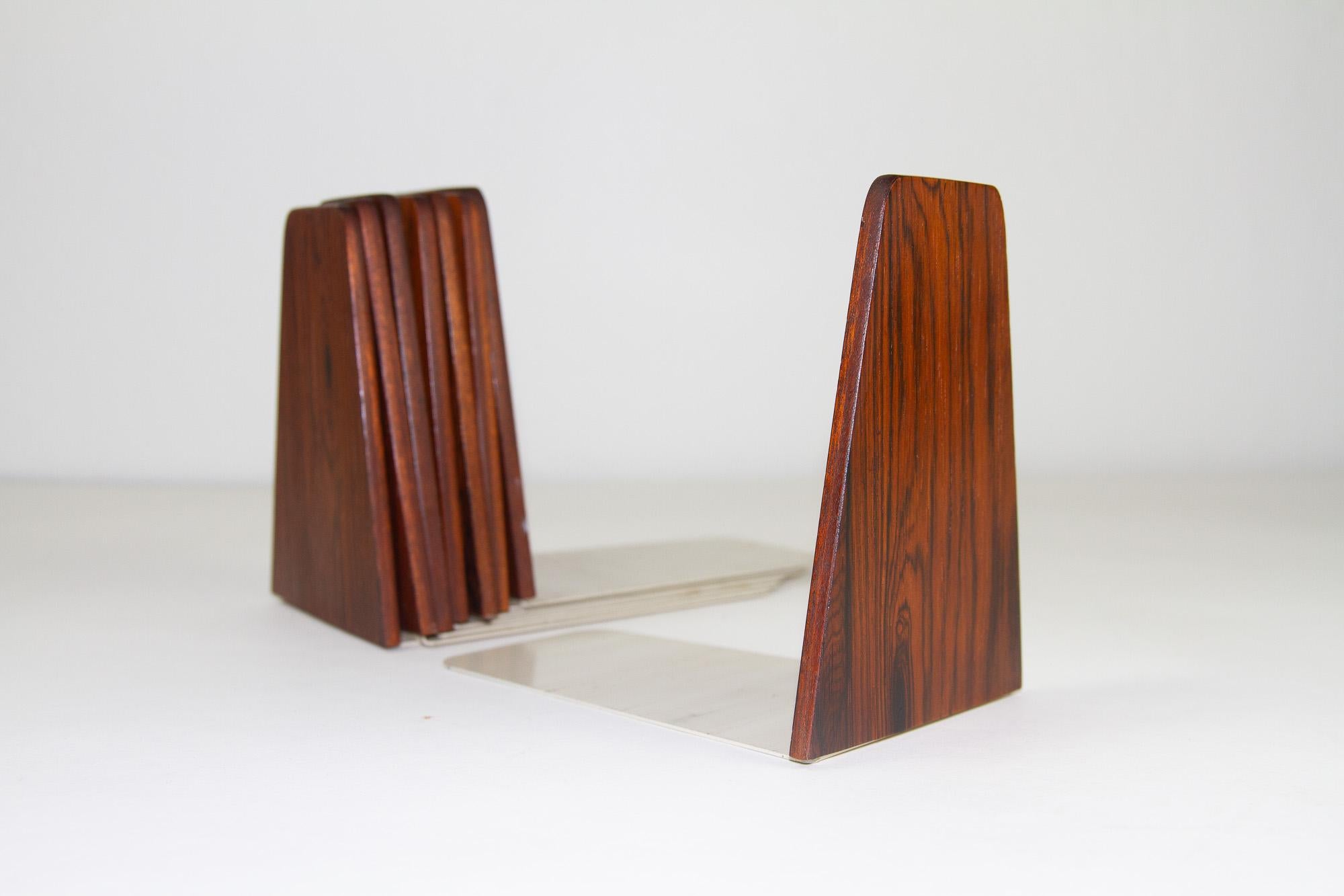 Mid-Century Modern Mid-Century Bookends by Kai Kristiansen for FM 1960s, Set of 8