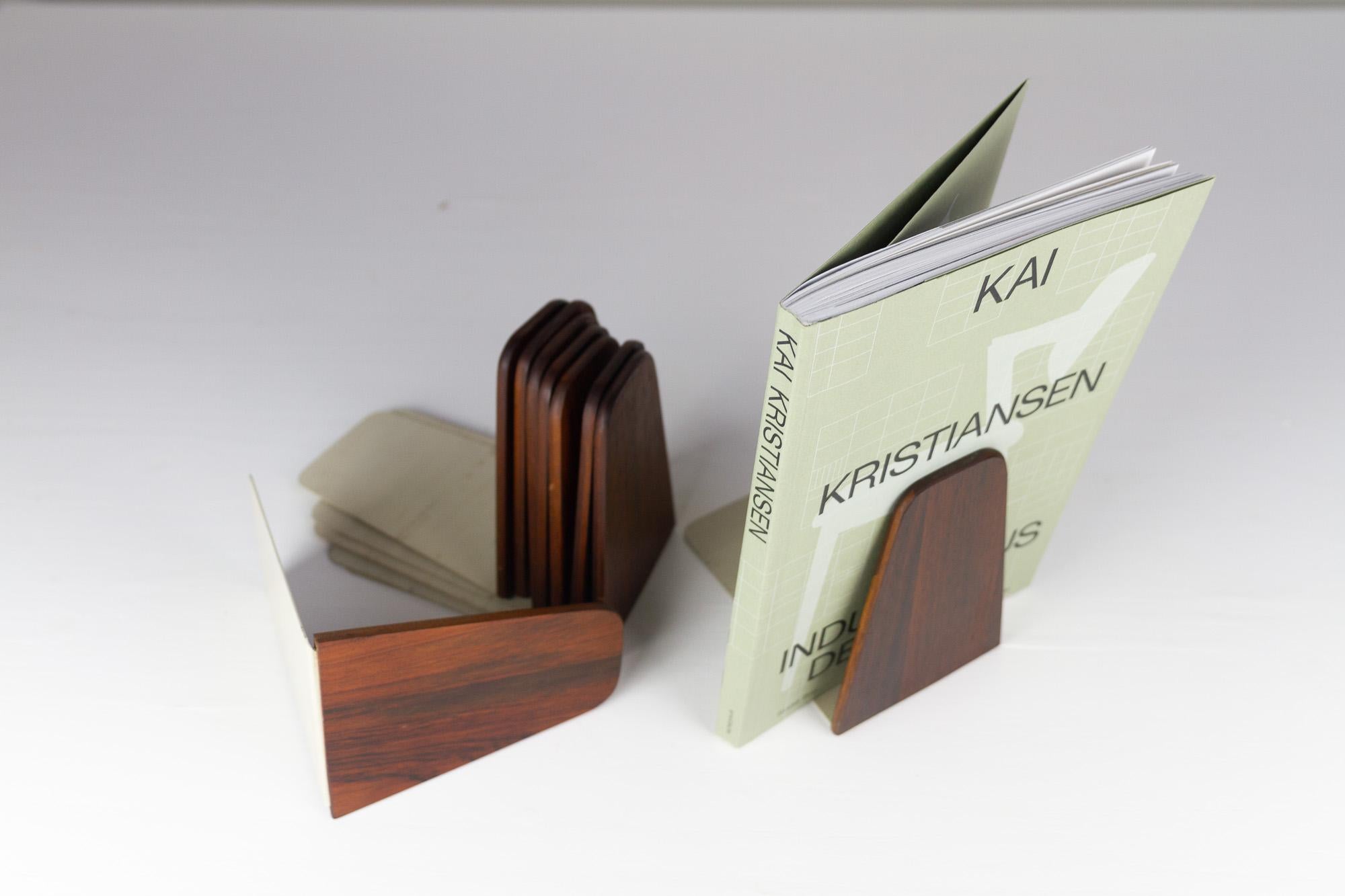 Mid-Century Bookends by Kai Kristiansen for FM 1960s, Set of 9 For Sale 6