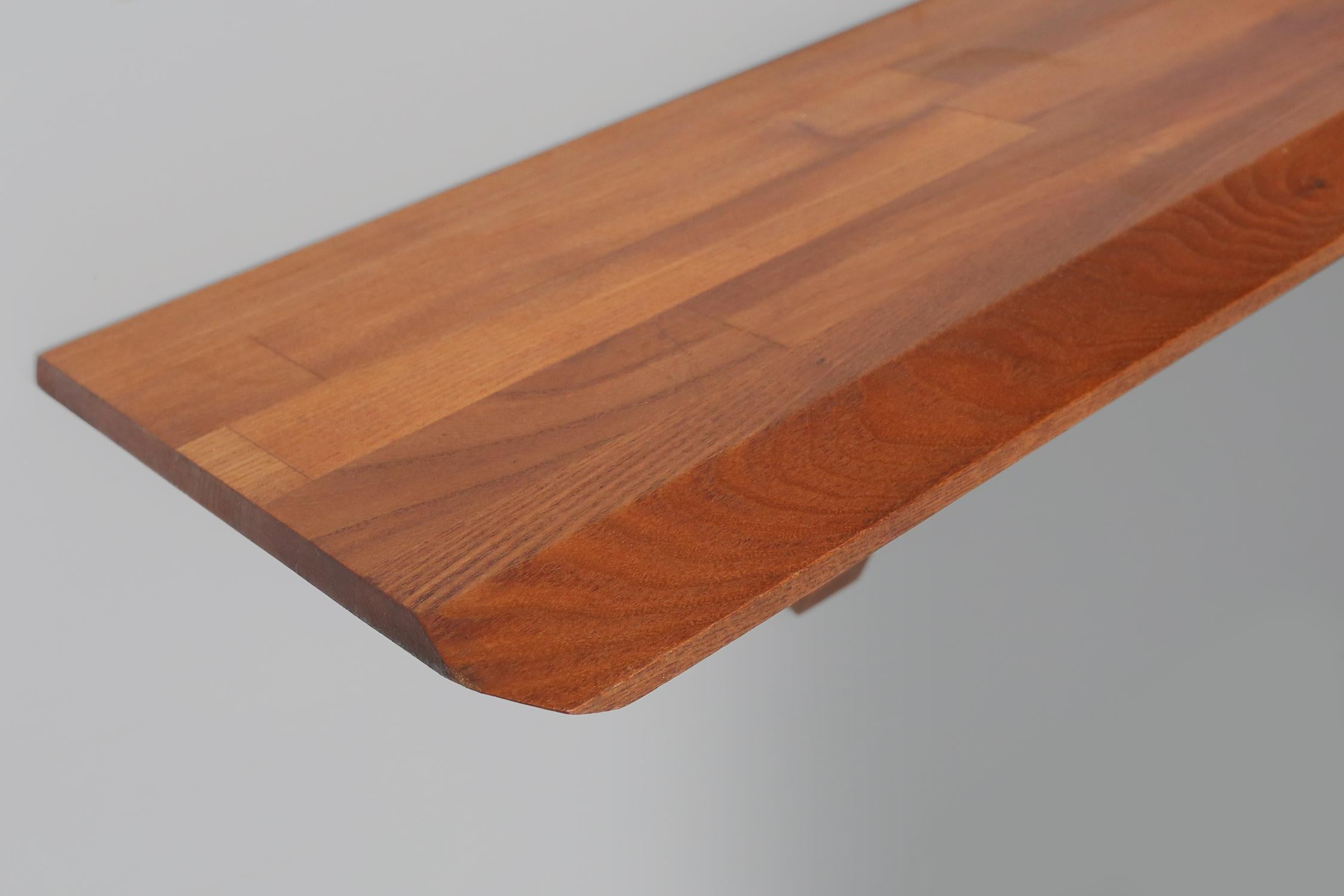 Wood Mid-century bookshelf B30 by Pierre Chapo, France ca. 1960