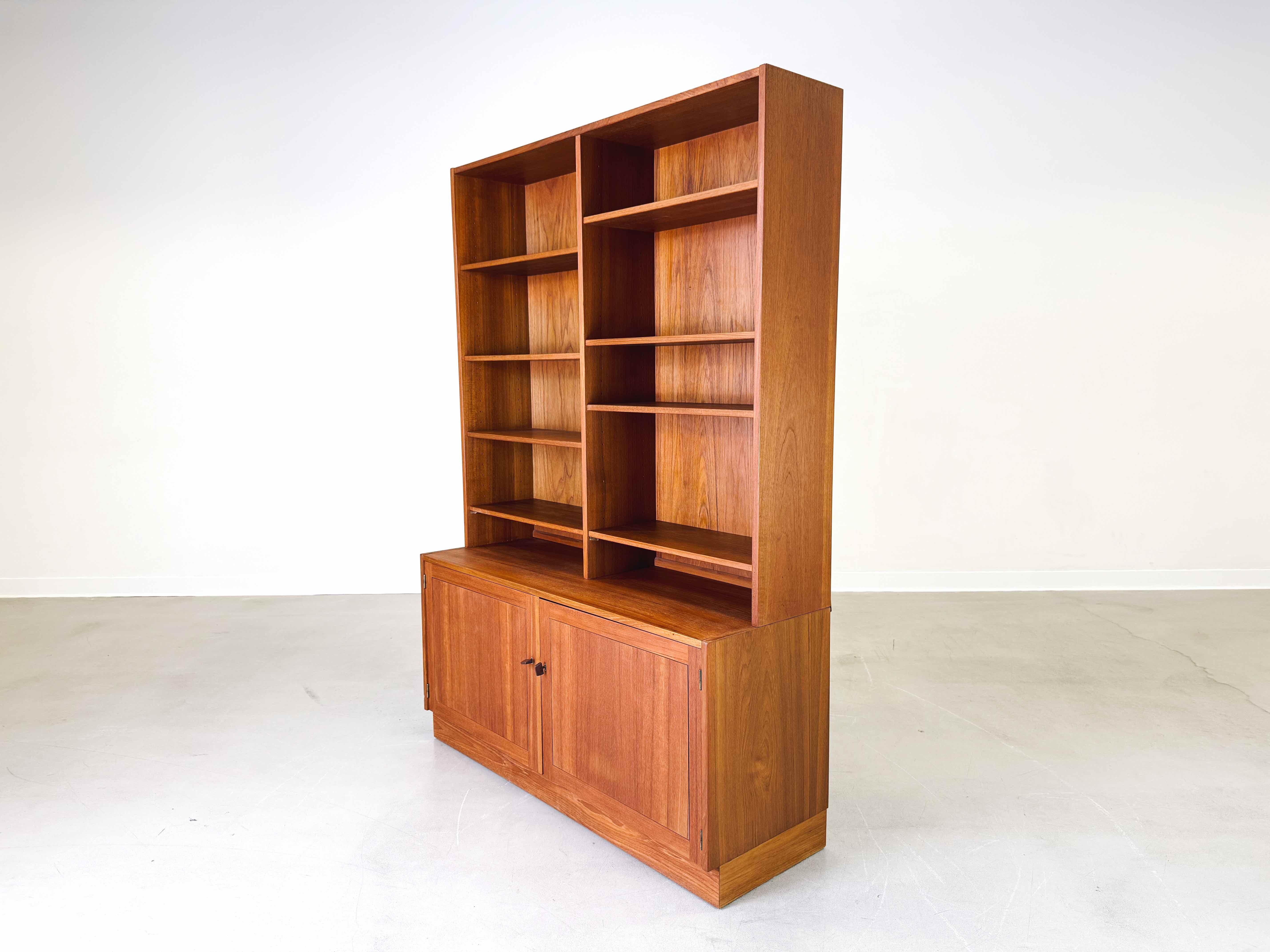 Danish Mid Century bookshelf Troeds Nils Jonsson Teak Sweden Domi Monté For Sale